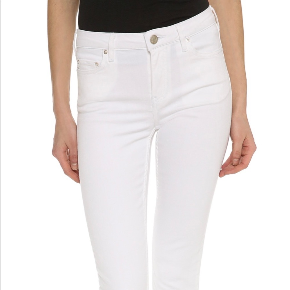 Acne Studios Skin5 jeans in optic white size 25 NWOT with imperfections